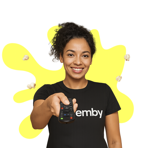 Persona usando Emby